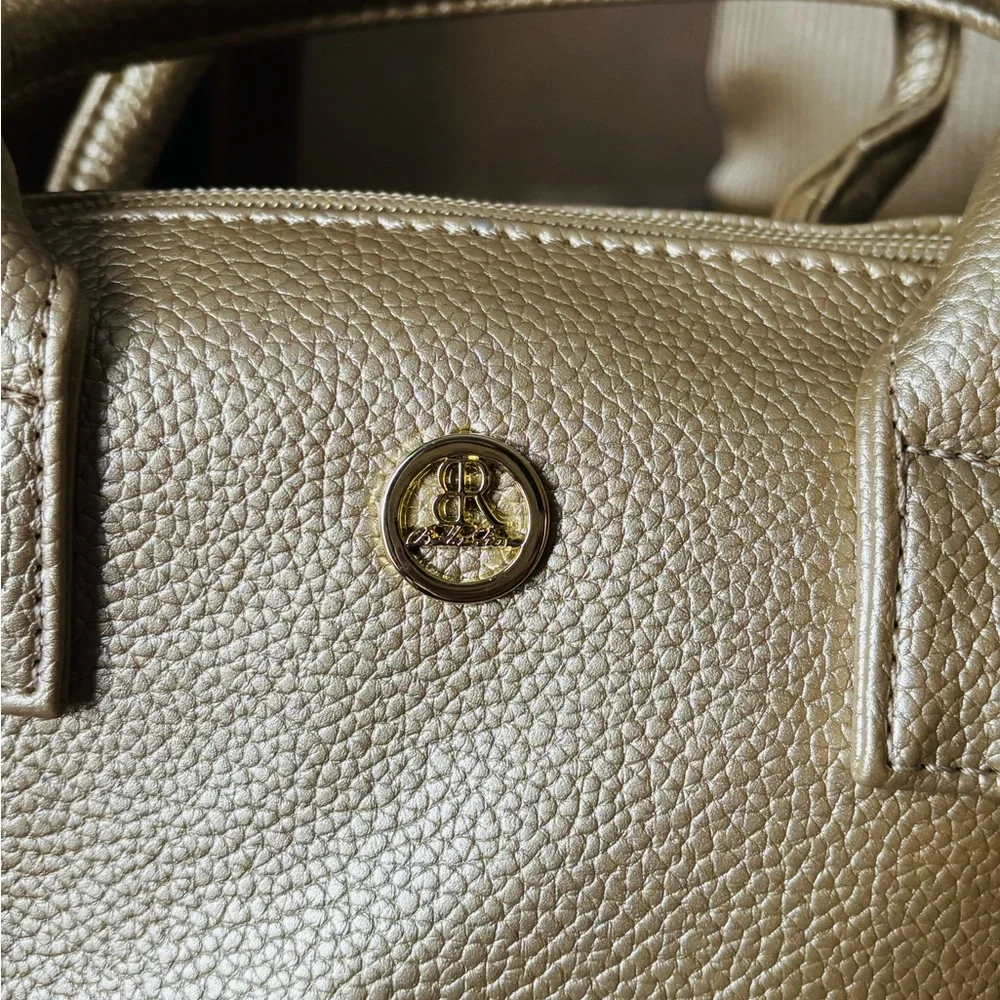 Bella Rose Closet Elegant Gold Satchel 3 Piece - Picture 14 of 16